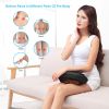 Back Neck Massage Pillow Kneading Massager In-Car Thermotherapy Massage Pillow w/ Car Charger US Plug Pain Relief Relaxing For Home Travel