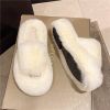 Winter Fur Slippers Woman Ladies Warm Home Slippers Winter For Women Comfortable Fluffy Room Indoor House Plush Shoe 2022 Korean