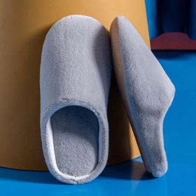 Winter Casual Slip On Comfortable Warm Furry Slippers (size: 42-43)