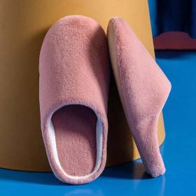 Winter Casual Slip On Comfortable Warm Furry Slippers (size: 40-41)