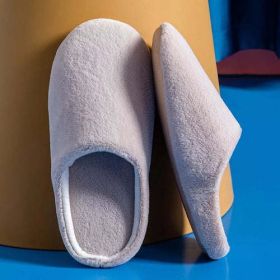 Winter Casual Slip On Comfortable Warm Furry Slippers (size: 44-45)