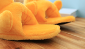 Winter Women Warm Indoor Slippers Ladies Fashion Cute Yellow Duck