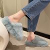 Fur Home Slippers Winter For Women Mules 2022 Korean Trending Warm Fluffy Slippers Women Comfortable Platform Indoor House Shoes